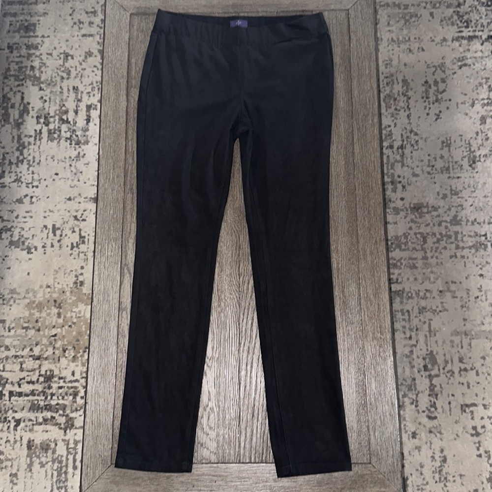 NYDJ Evie Faux Suede Pull On Legging Pants